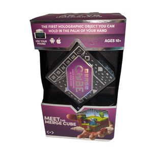 Merge Cube Hold Holograms in Your Hand Virtual Game Toy IOS Android Tablet NIB